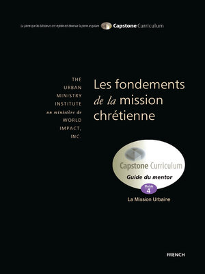 cover image of Les fondements de la mission chrétienne, Guide du Mentor